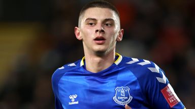 Everton Vitaly Mikolenko during the game with Everton in the FA Cup.